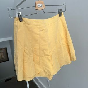Princess Polly, yellow tennis skirt